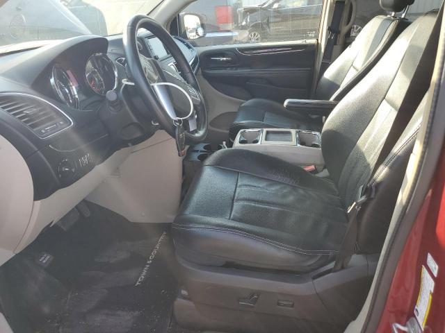 2C4RC1BG7CR411940 - 2012 CHRYSLER TOWN & COU TOURING RED photo 7