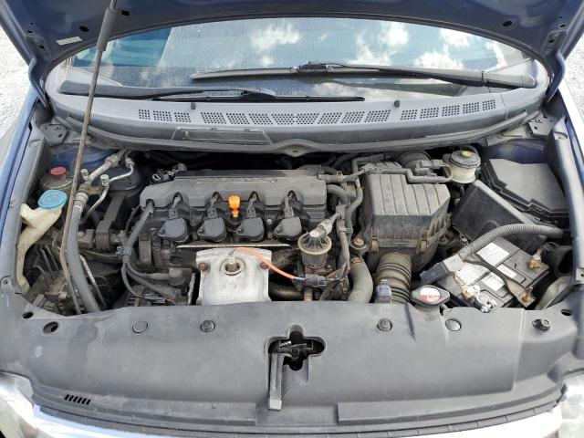 2HGFA16649H524934 - 2009 HONDA CIVIC LX-S BLUE photo 11