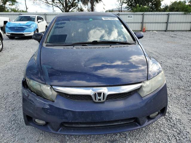 2HGFA16649H524934 - 2009 HONDA CIVIC LX-S BLUE photo 5