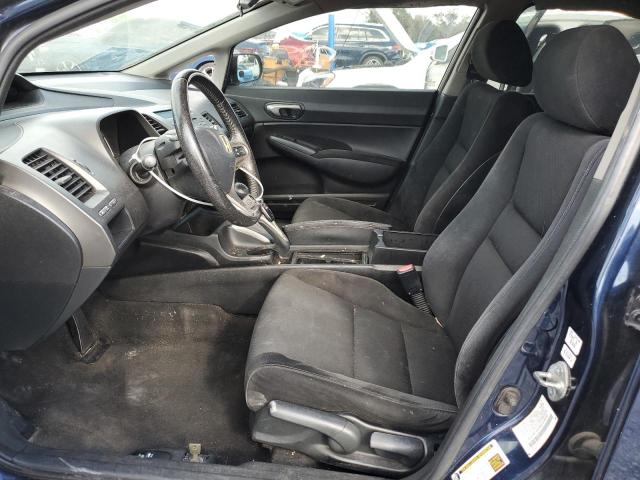 2HGFA16649H524934 - 2009 HONDA CIVIC LX-S BLUE photo 7