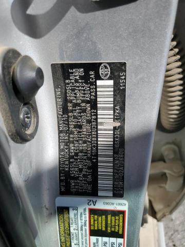 4T1BK3DBXBU387812 - 2011 TOYOTA AVALON BASE SILVER photo 12