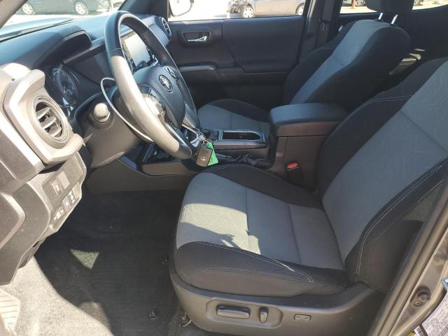 3TMCZ5AN1MM424980 - 2021 TOYOTA TACOMA DOUBLE CAB GRAY photo 7