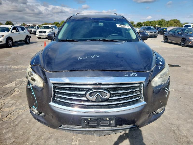 5N1AL0MM0EC538045 - 2014 INFINITI QX60 Сұр фото 5