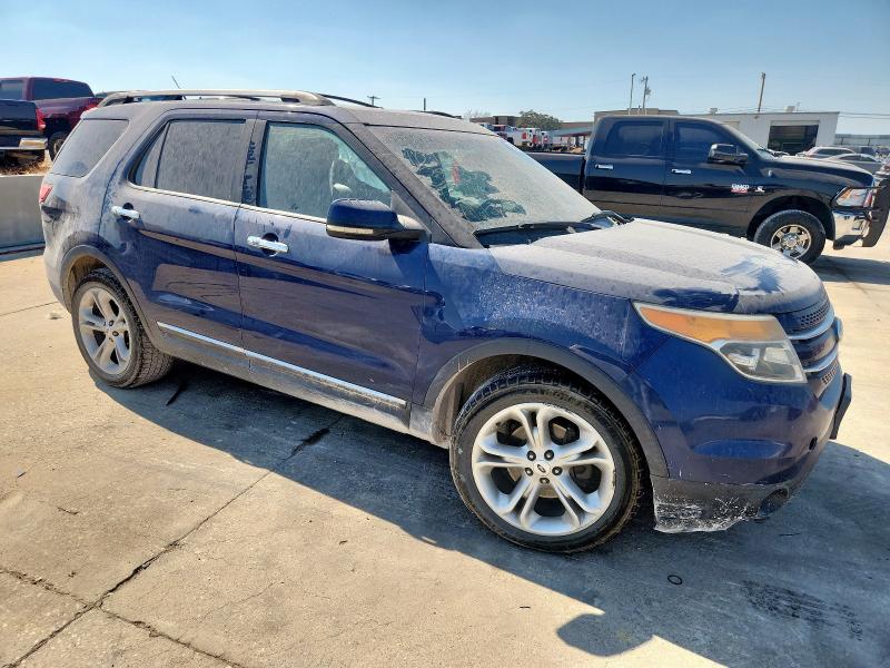 1FMHK8F80CGA23911 - 2012 FORD EXPLORER LIMITED ლურჯი ფოტო 4