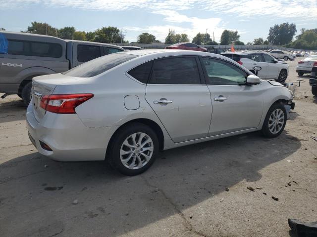 3N1AB7AP6KY429626 - 2019 NISSAN SENTRA S ვერცხლისფერი ფოტო 3