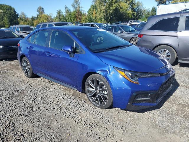 JTDS4RCE6LJ052188 - 2020 TOYOTA COROLLA SE BLUE photo 4