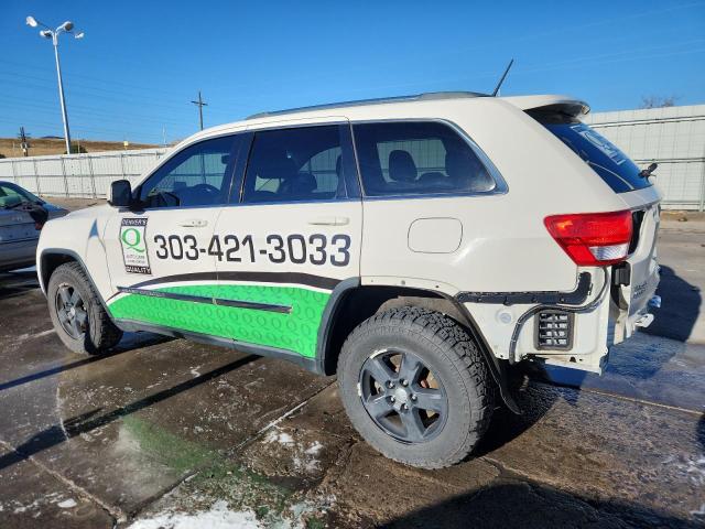 1C4RJFAG9CC297369 - 2012 JEEP GRAND CHER LAREDO WHITE photo 2