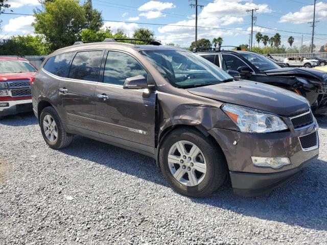 1GNER23D29S171217 - 2009 CHEVROLET TRAVERSE LT Kasztanowy zdjęcie 4
