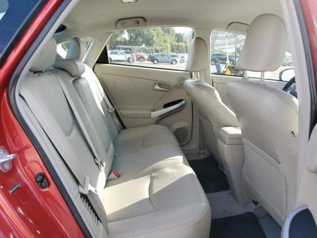 JTDKN3DU2B5316773 - 2011 TOYOTA PRIUS RED photo 10