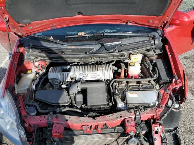 JTDKN3DU2B5316773 - 2011 TOYOTA PRIUS RED photo 11