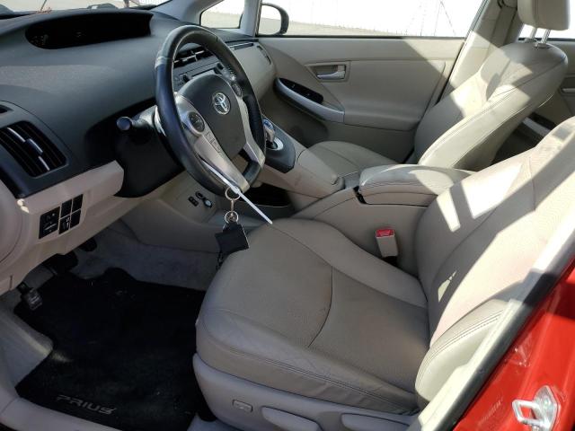 JTDKN3DU2B5316773 - 2011 TOYOTA PRIUS RED photo 7