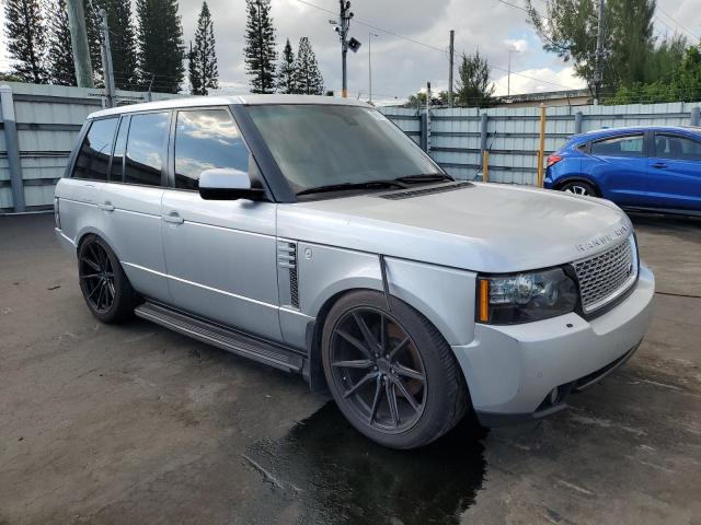 SALME1D4XCA377139 - 2012 LAND ROVER RANGE ROVE HSE SILVER photo 4