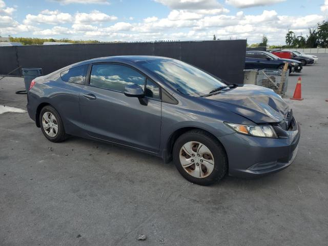 2HGFG3B55DH516633 - 2013 HONDA CIVIC LX GRAY photo 4