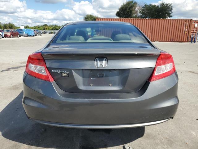 2HGFG3B55DH516633 - 2013 HONDA CIVIC LX GRAY photo 6
