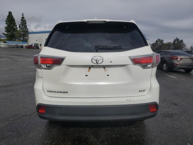 5TDKKRFH3GS166539 - 2016 TOYOTA HIGHLANDER XLE Սպիտակ լուսանկար 6