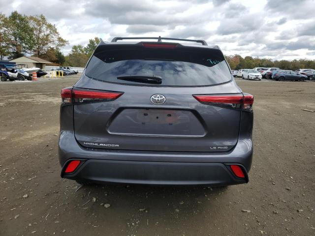 5TDKDRBH7PS515203 - 2023 TOYOTA HIGHLANDER L ნაცრისფერი ფოტო 6