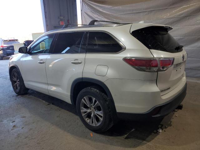 5TDJKRFHXES018879 - 2014 TOYOTA HIGHLANDER XLE Ağ foto 2
