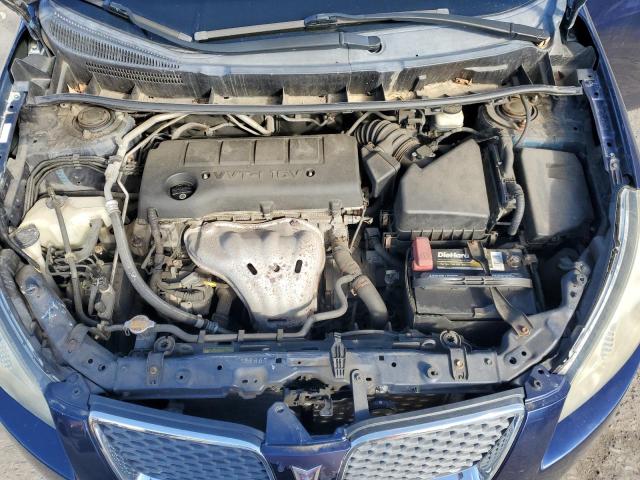 5Y2SP6E09AZ411457 - 2010 PONTIAC VIBE BLUE photo 11
