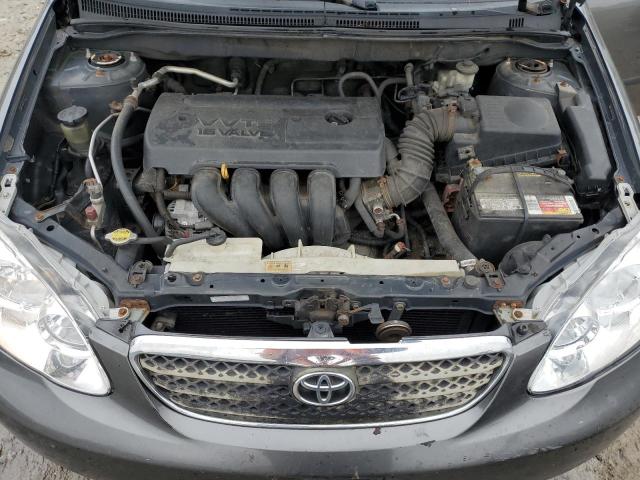 2T1BR32E37C801241 - 2007 TOYOTA COROLLA CE ნაცრისფერი ფოტო 11