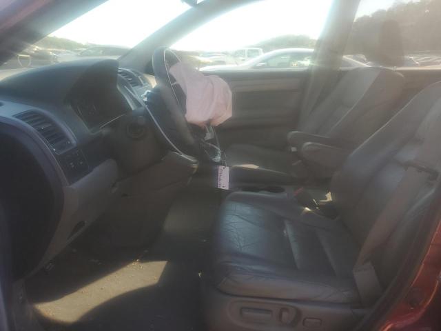 JHLRE38749C008791 - 2009 HONDA CR-V EXL RED photo 7
