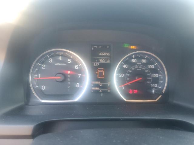 JHLRE38749C008791 - 2009 HONDA CR-V EXL RED photo 9