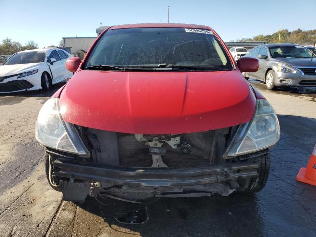 3N1BC1CP4AL394589 - 2010 NISSAN VERSA S RED photo 5