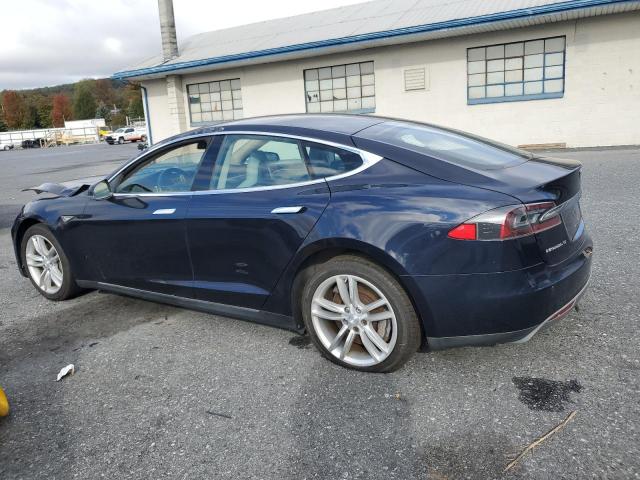5YJSA1H16EFP43523 - 2014 TESLA MODEL S BLUE photo 2
