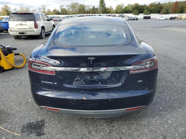 5YJSA1H16EFP43523 - 2014 TESLA MODEL S BLUE photo 6