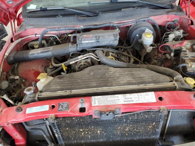 1B7HF13Z01J594893 - 2001 DODGE RAM 1500 Rojo foto 11