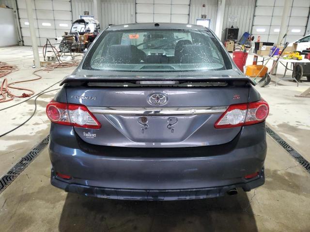 2T1BU4EE4BC636423 - 2011 TOYOTA COROLLA LE BASE CHARCOAL photo 6