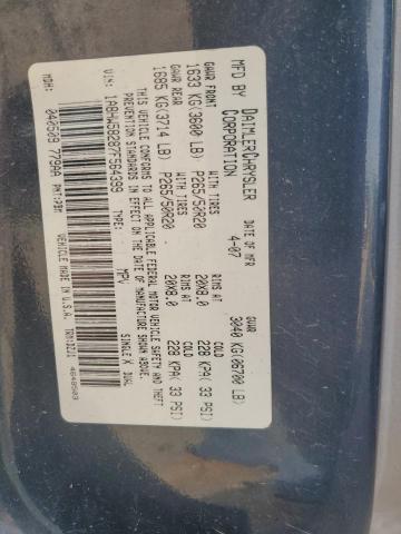 1A8HW58287F564399 - 2007 CHRYSLER ASPEN LIMITED CHARCOAL photo 13