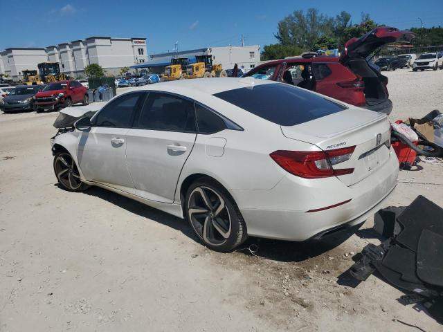 1HGCV1F37JA096020 - 2018 HONDA ACCORD SPORT 白色 照片 2