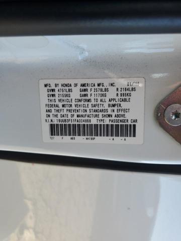 19UUB3F51FA004868 - 2015 ACURA TLX TECH WHITE photo 12