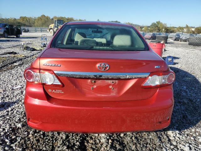 JTDBU4EE3B9127865 - 2011 TOYOTA COROLLA BASE Rojo foto 6