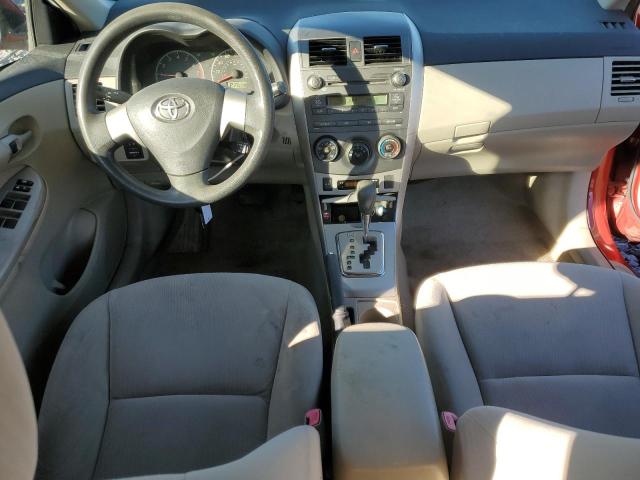 JTDBU4EE3B9127865 - 2011 TOYOTA COROLLA BASE Rojo foto 8