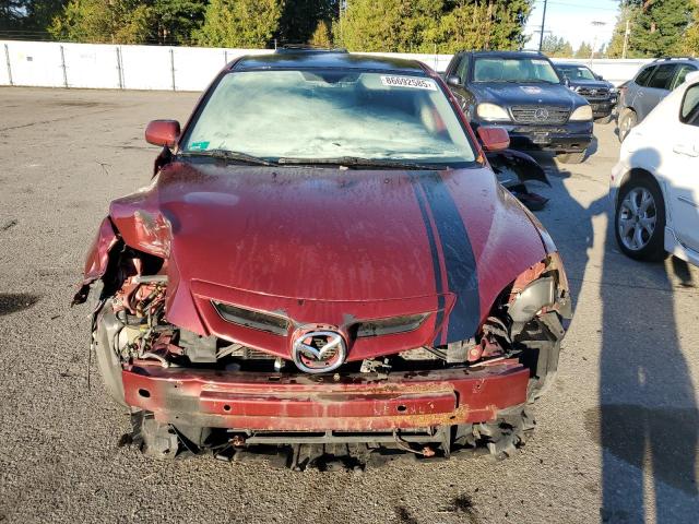 JM1BK344981178030 - 2008 MAZDA 3 HATCHBACK RED photo 5
