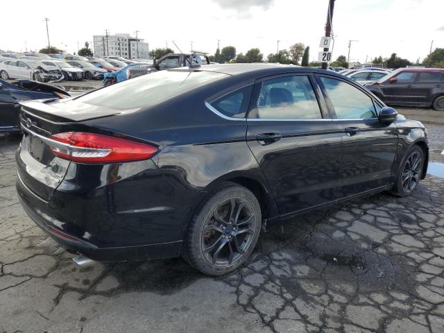 3FA6P0HD3JR183740 - 2018 FORD FUSION SE Czarny zdjęcie 3