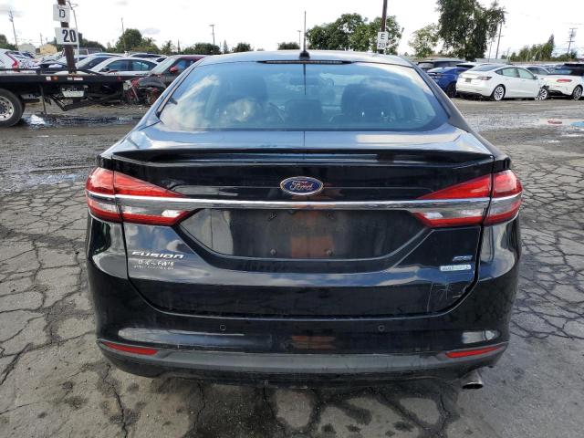 3FA6P0HD3JR183740 - 2018 FORD FUSION SE Czarny zdjęcie 6