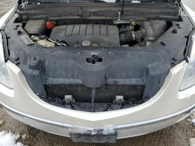 5GAEV23D99J105016 - 2009 BUICK ENCLAVE CXL WHITE photo 12