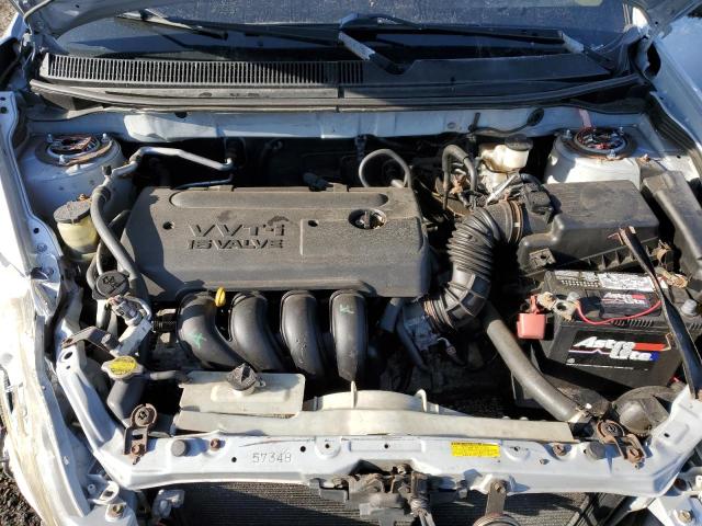 2T1KR32E37C674636 - 2007 TOYOTA COROLLA MA XR SILVER photo 11