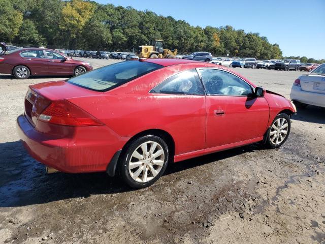 1HGCM82696A010919 - 2006 HONDA ACCORD EX წითელი ფოტო 3