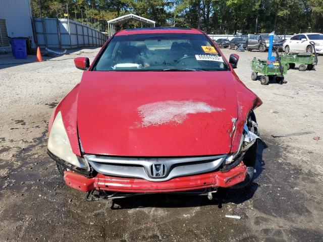 1HGCM82696A010919 - 2006 HONDA ACCORD EX წითელი ფოტო 5