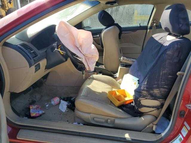 1HGCM82696A010919 - 2006 HONDA ACCORD EX წითელი ფოტო 7