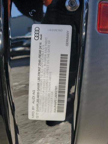 WAUP4AF51JA002781 - 2018 AUDI S5 PREMIUM PLUS შავი ფოტო 12