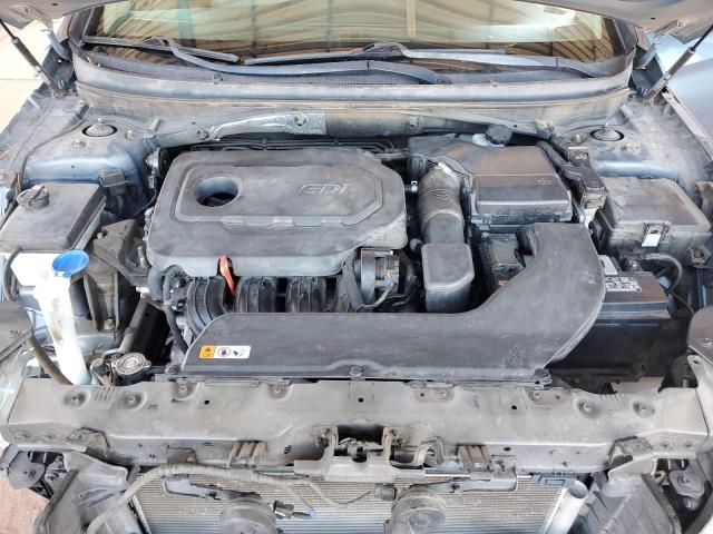 5NPE24AF8GH345414 - 2016 HYUNDAI SONATA SE BLUE photo 11