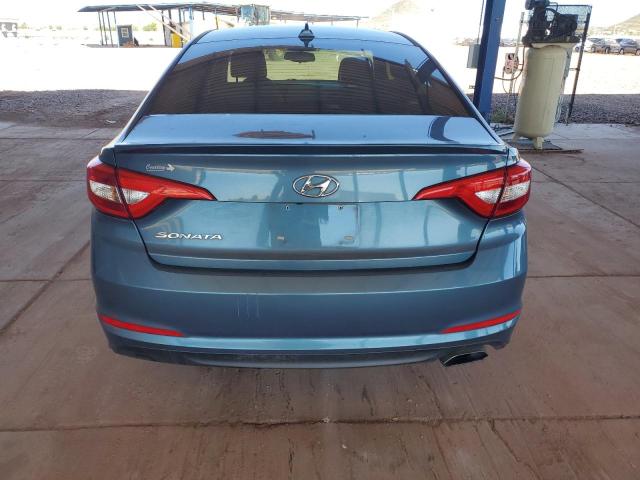 5NPE24AF8GH345414 - 2016 HYUNDAI SONATA SE BLUE photo 6