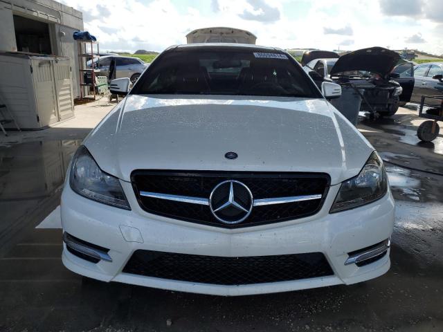 WDDGJ4HB0EG292410 - 2014 MERCEDES-BENZ C 250 WHITE photo 5