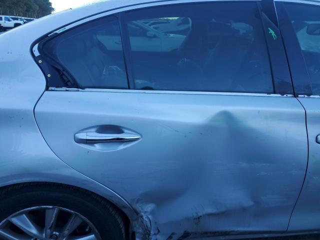 JN1BV7AP1FM330359 - 2015 INFINITI Q50 BASE SILVER photo 10