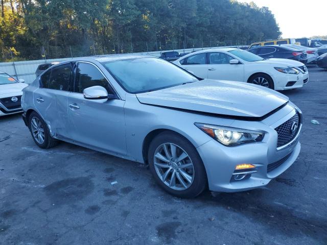 JN1BV7AP1FM330359 - 2015 INFINITI Q50 BASE SILVER photo 4