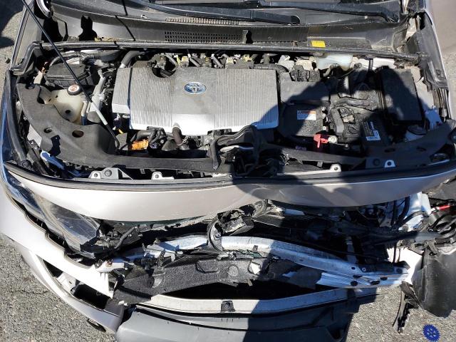 JTDKARFP1H3052973 - 2017 TOYOTA PRIUS PRIM ვერცხლისფერი ფოტო 11